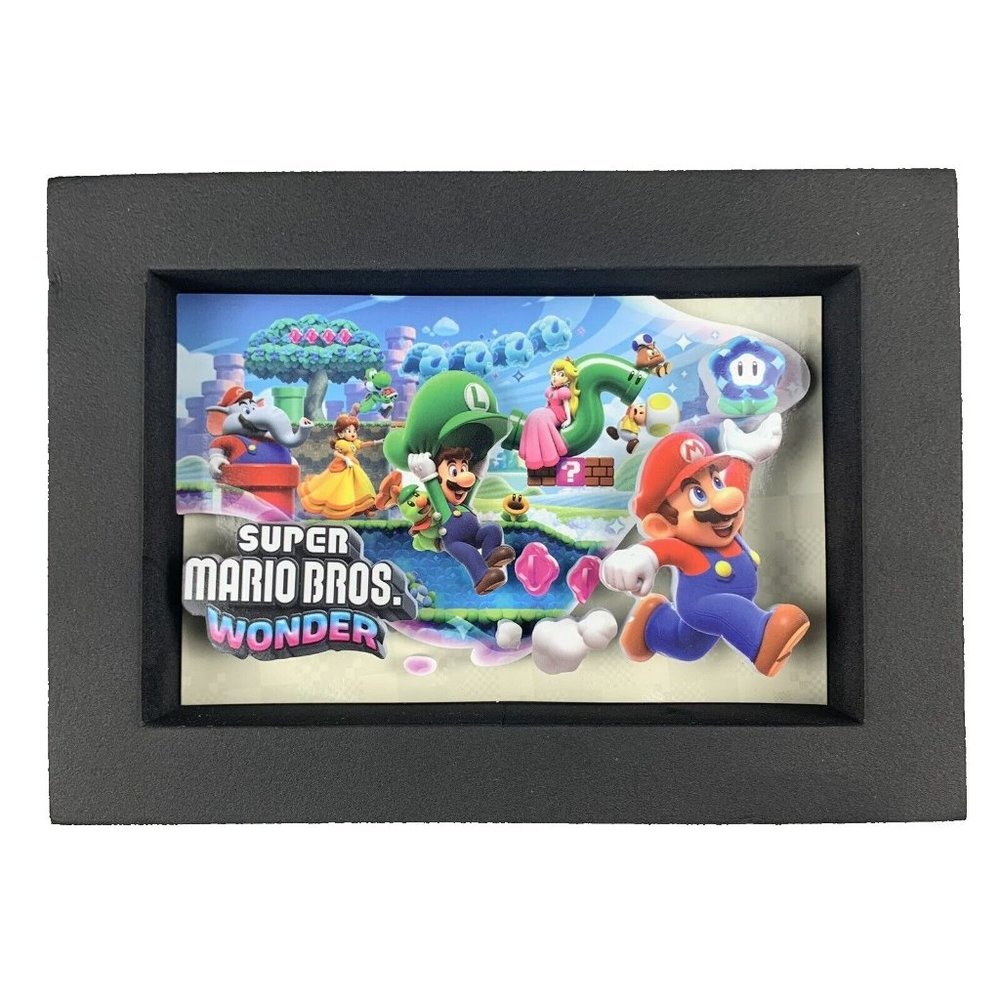 SUPER MARIO BROS Wonder Nintendo Shadow Box Exclusive From Target
